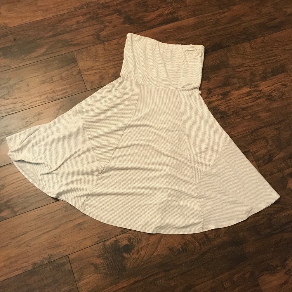 Maurice’s strapless striped dress